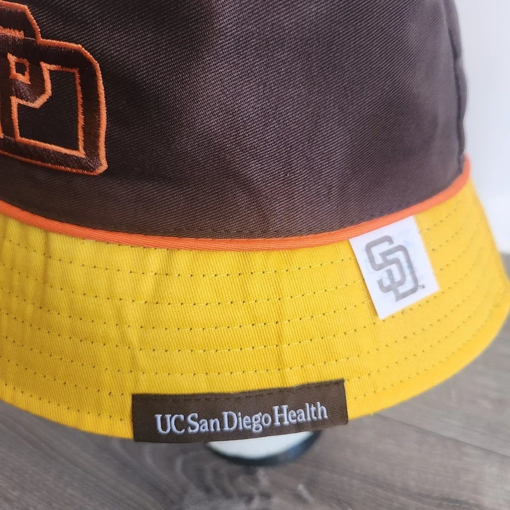 2025 San Diego Padres Bucket Hat‎ Reversible Retro Logos SGA 80s & 90s Logos